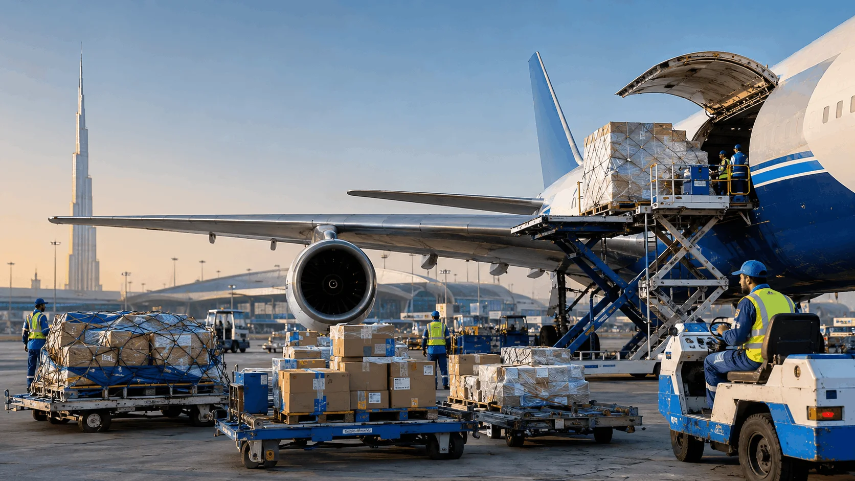 Express air cargo service for small shipments in Dubai - Smart Way Marine Cargo LLC